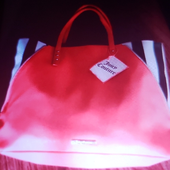 Juicy couture hot pink tote bag . - Picture 2 of 6